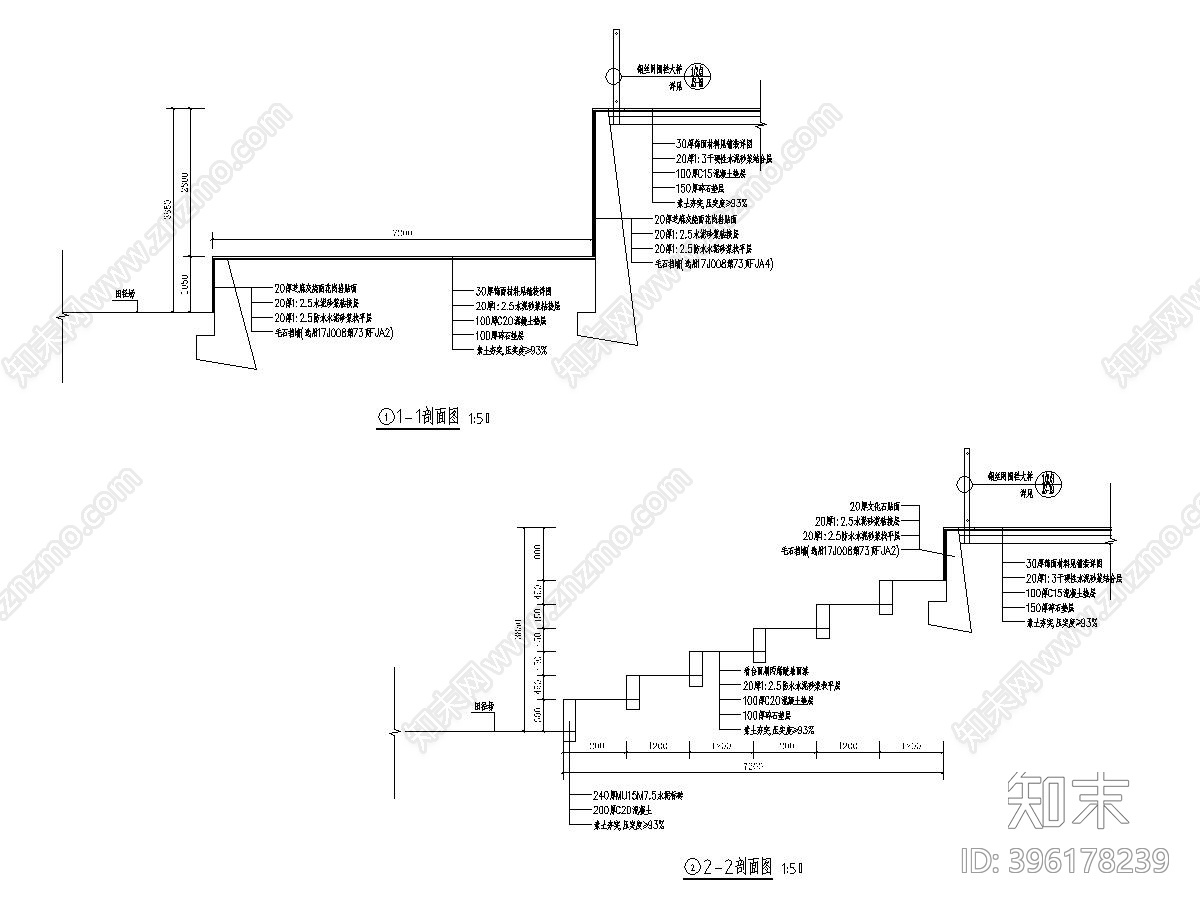 某小学景观工程施工图纸cad施工图下载【ID:396178239】