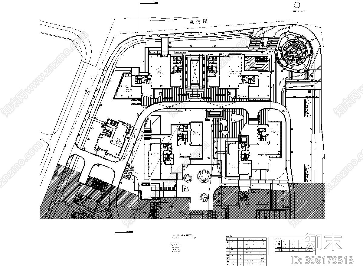 某生态科技产业园室外景观工程施工图cad施工图下载【ID:396179513】