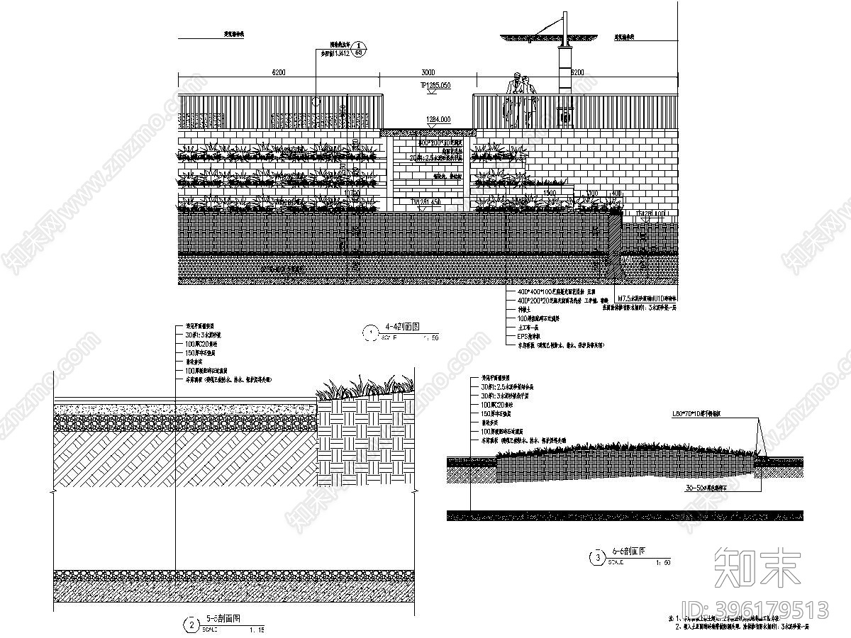 某生态科技产业园室外景观工程施工图cad施工图下载【ID:396179513】