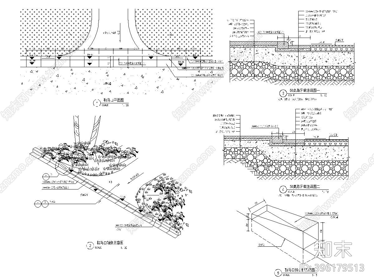 某生态科技产业园室外景观工程施工图cad施工图下载【ID:396179513】