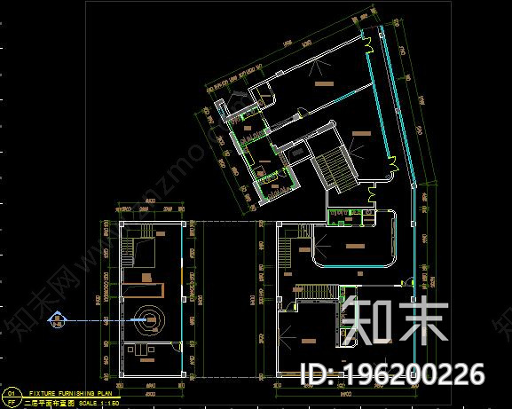 维斯塔婴童学院施工图cad施工图下载【ID:196200226】