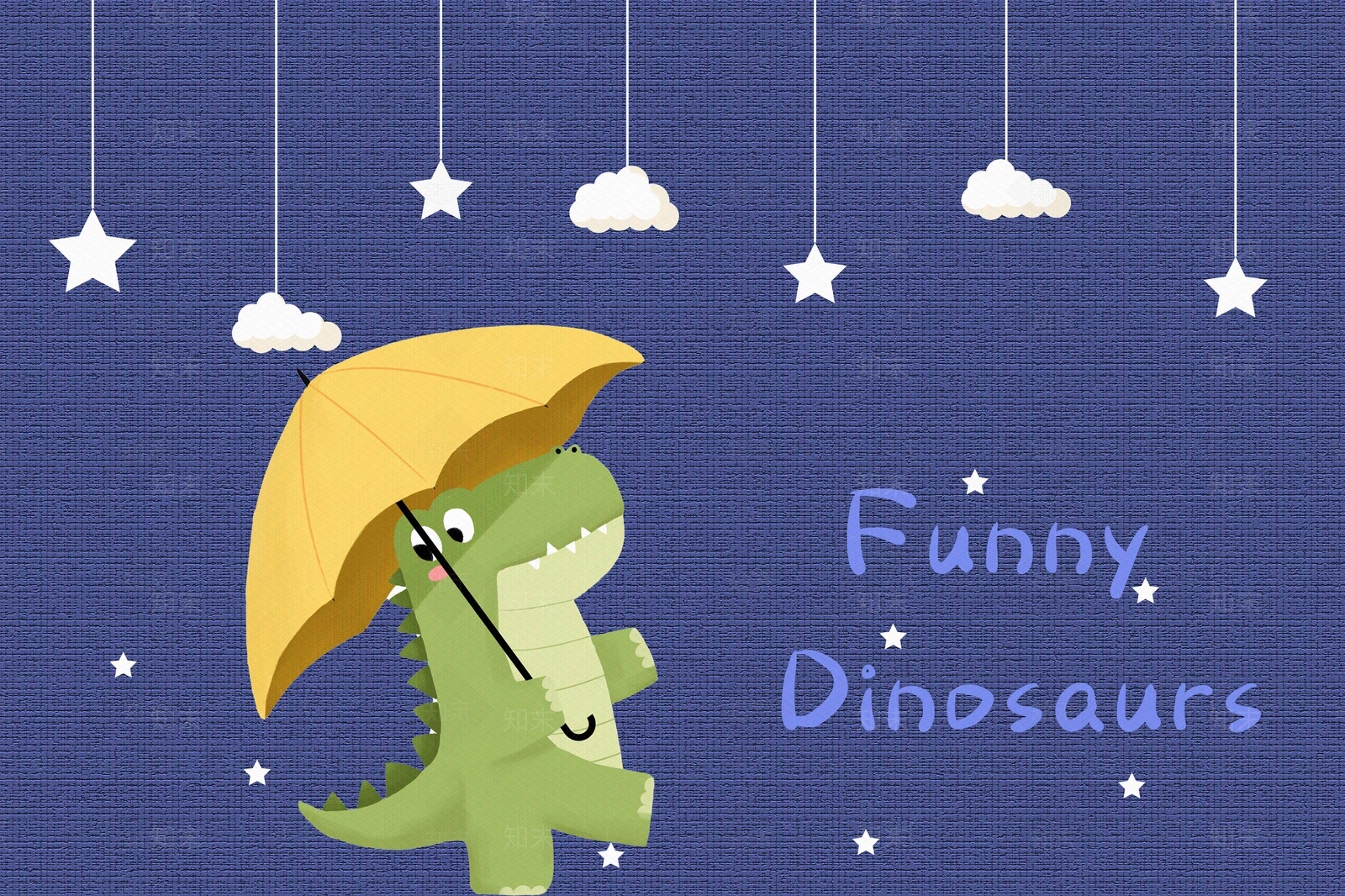 小恐龙卡通地毯贴图下载【ID:696204447】