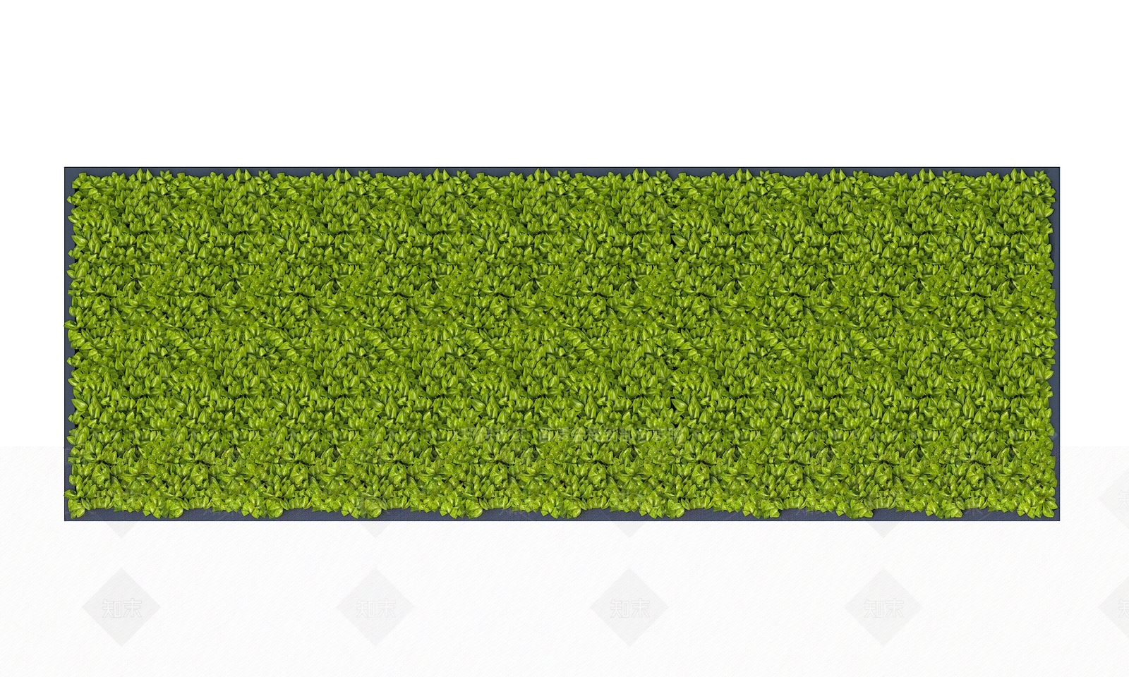 现代绿植墙3D模型下载【ID:496211253】