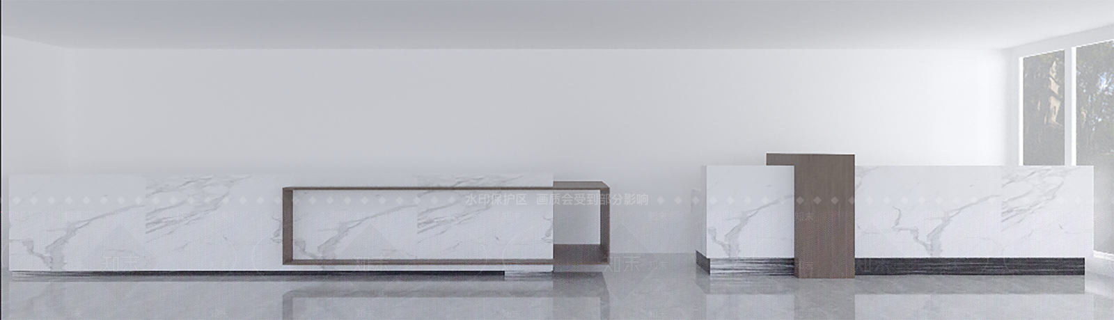 现代公司前台3D模型下载【ID:796220724】
