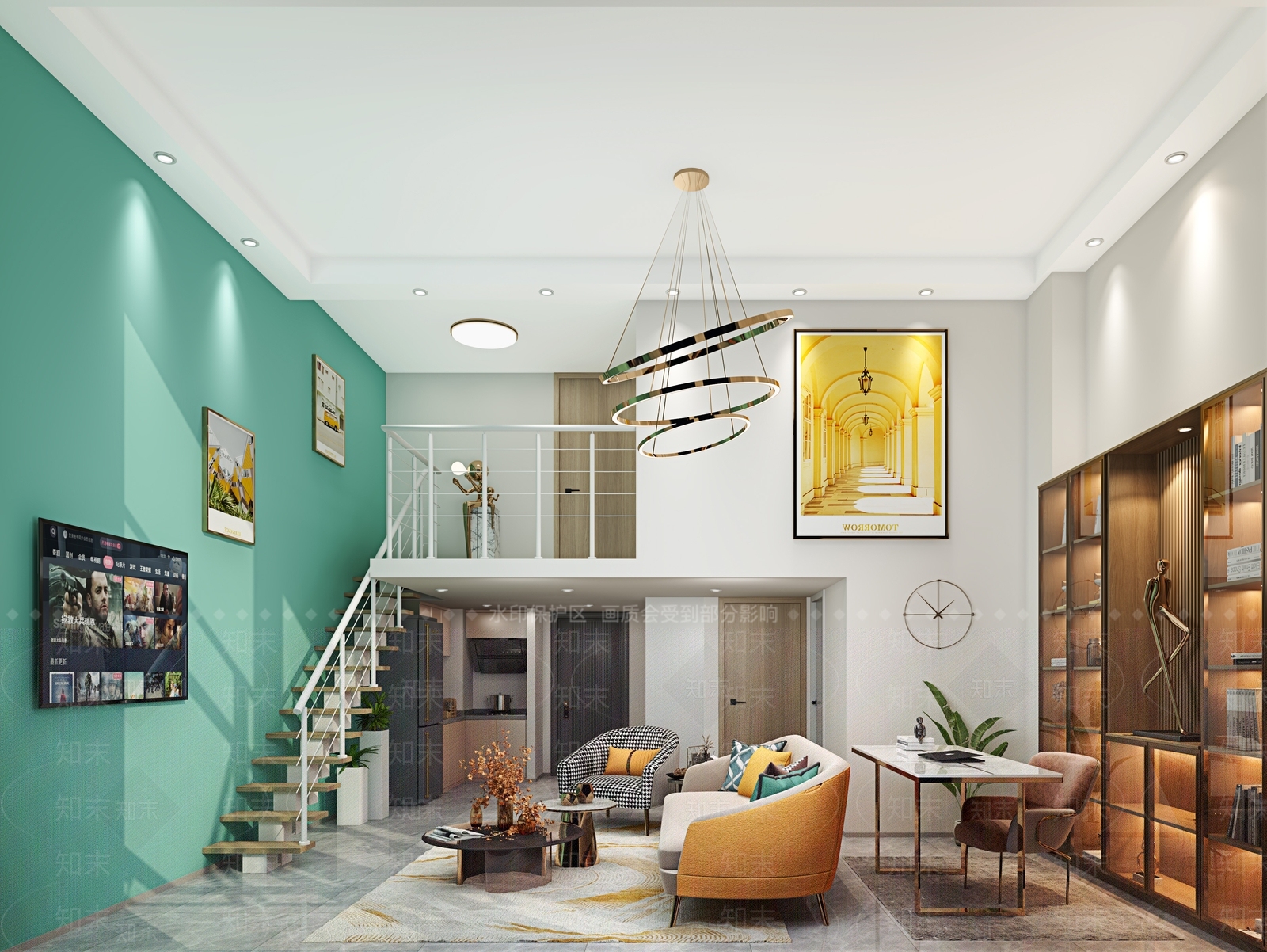 现代单身公寓3D模型下载【ID:996247764】