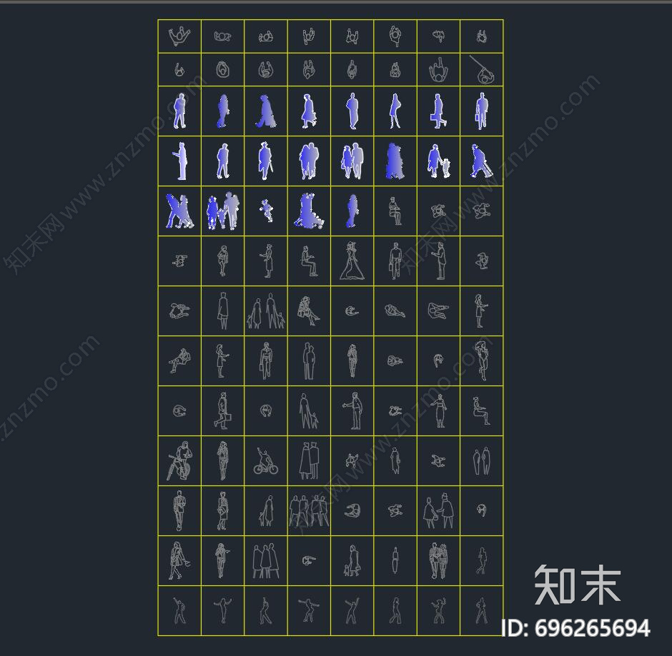 人物cad施工图下载【ID:696265694】
