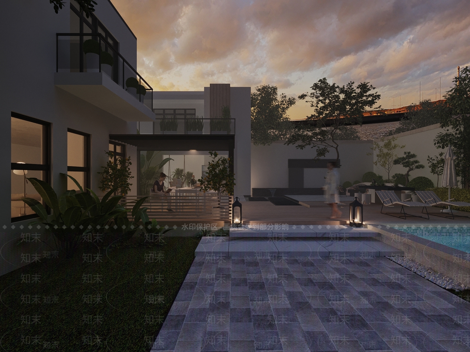 现代别墅3D模型下载【ID:996269816】