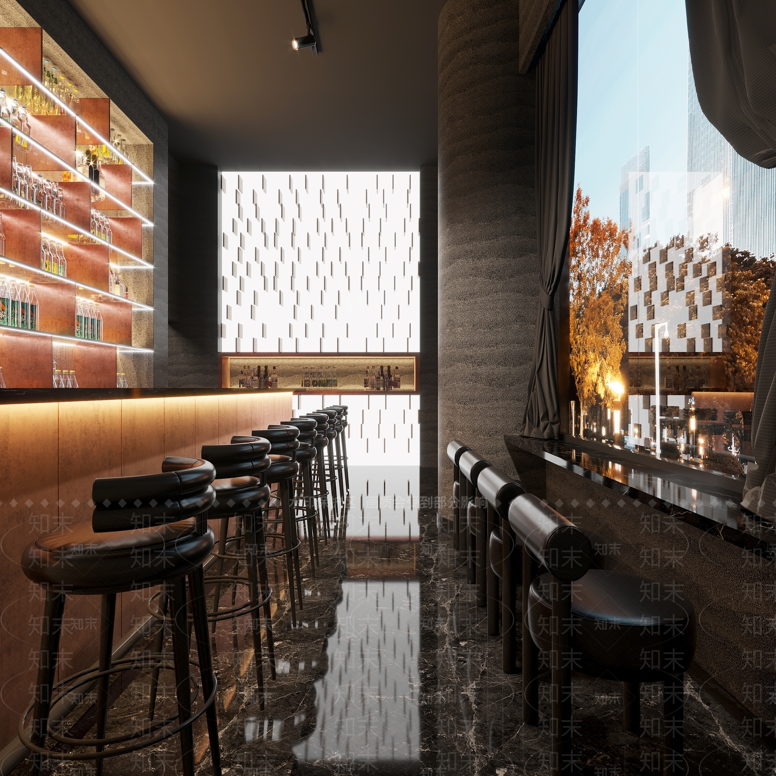 现代酒吧3D模型下载【ID:496272415】