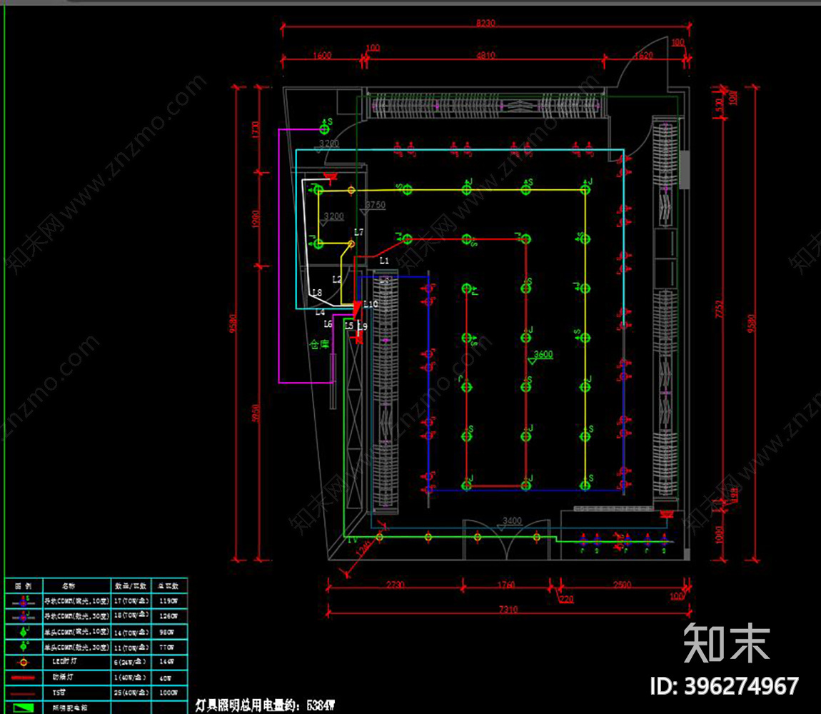 男装店设计CAD图纸cad施工图下载【ID:396274967】