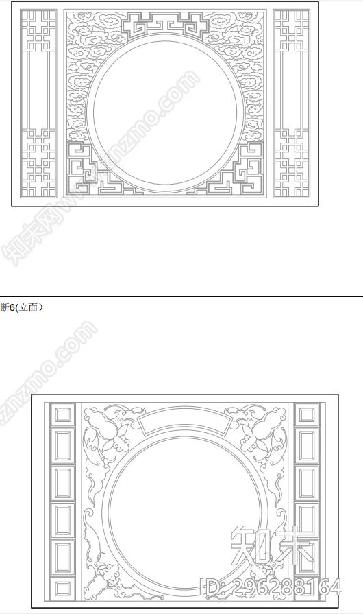 金螳螂-CAD隔断合集cad施工图下载【ID:296288164】