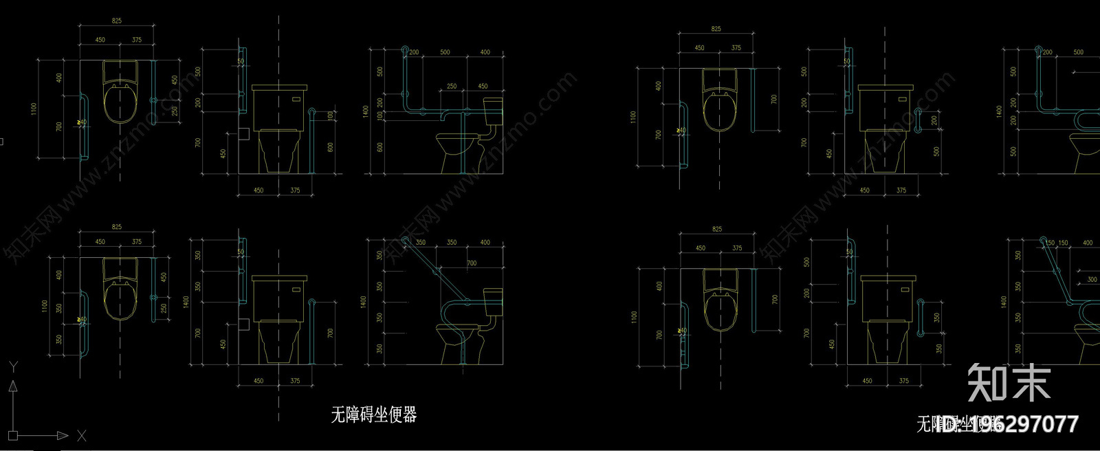 公共卫生间施工图下载【ID:196297077】