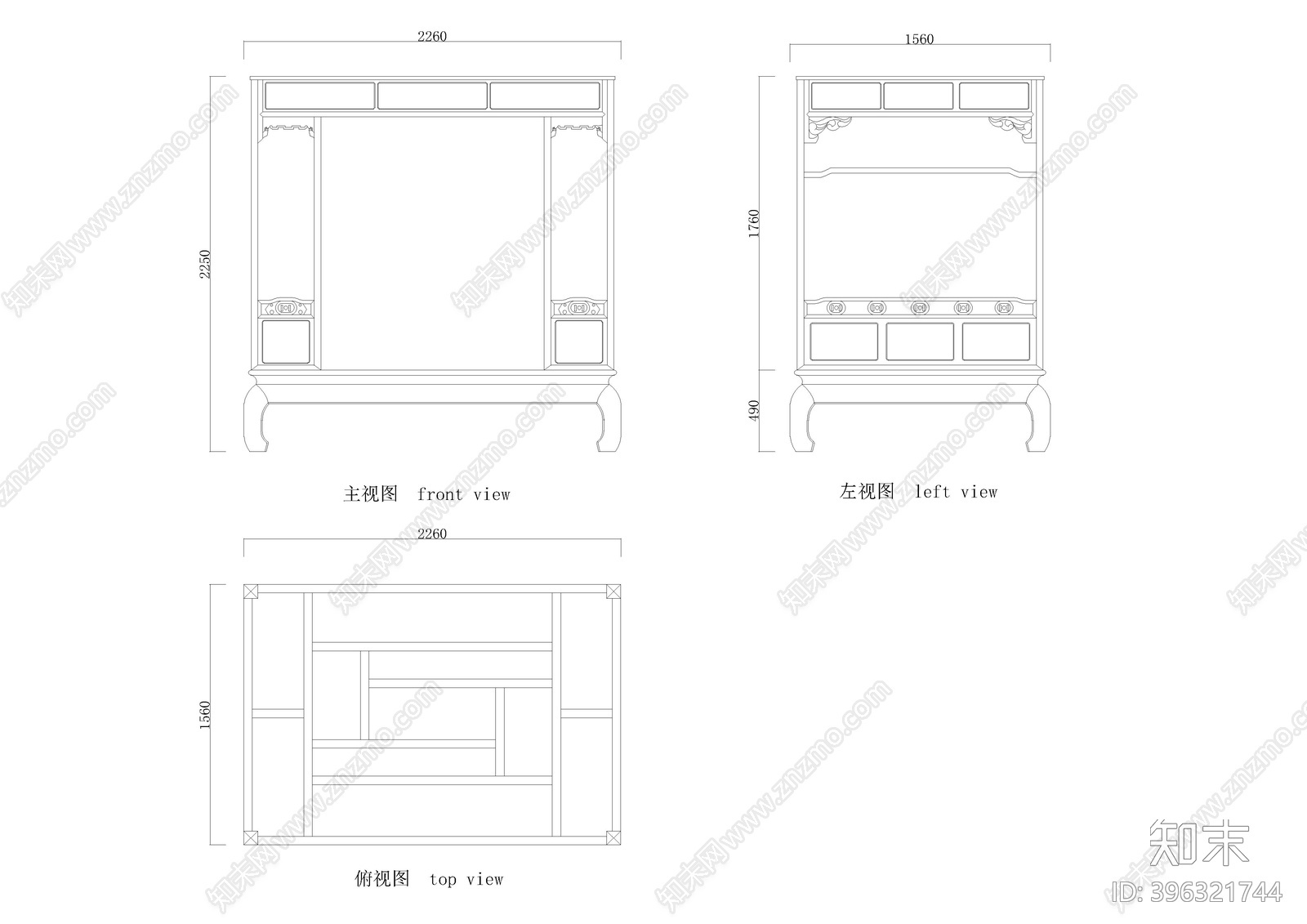 架子床cad施工图下载【ID:396321744】