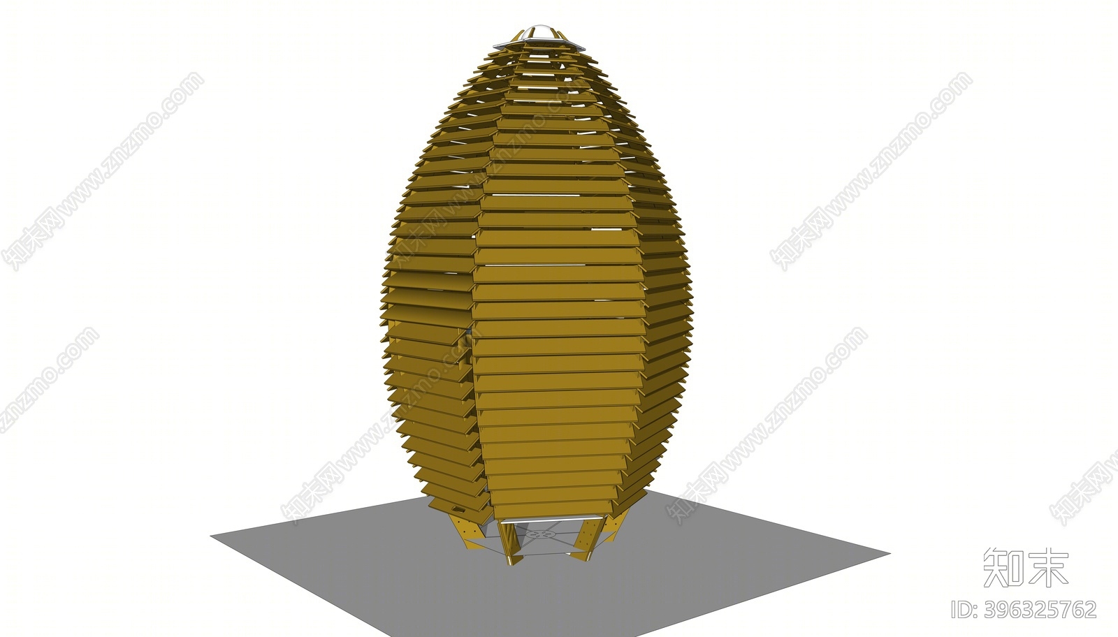 现代树屋SU模型下载【ID:396325762】