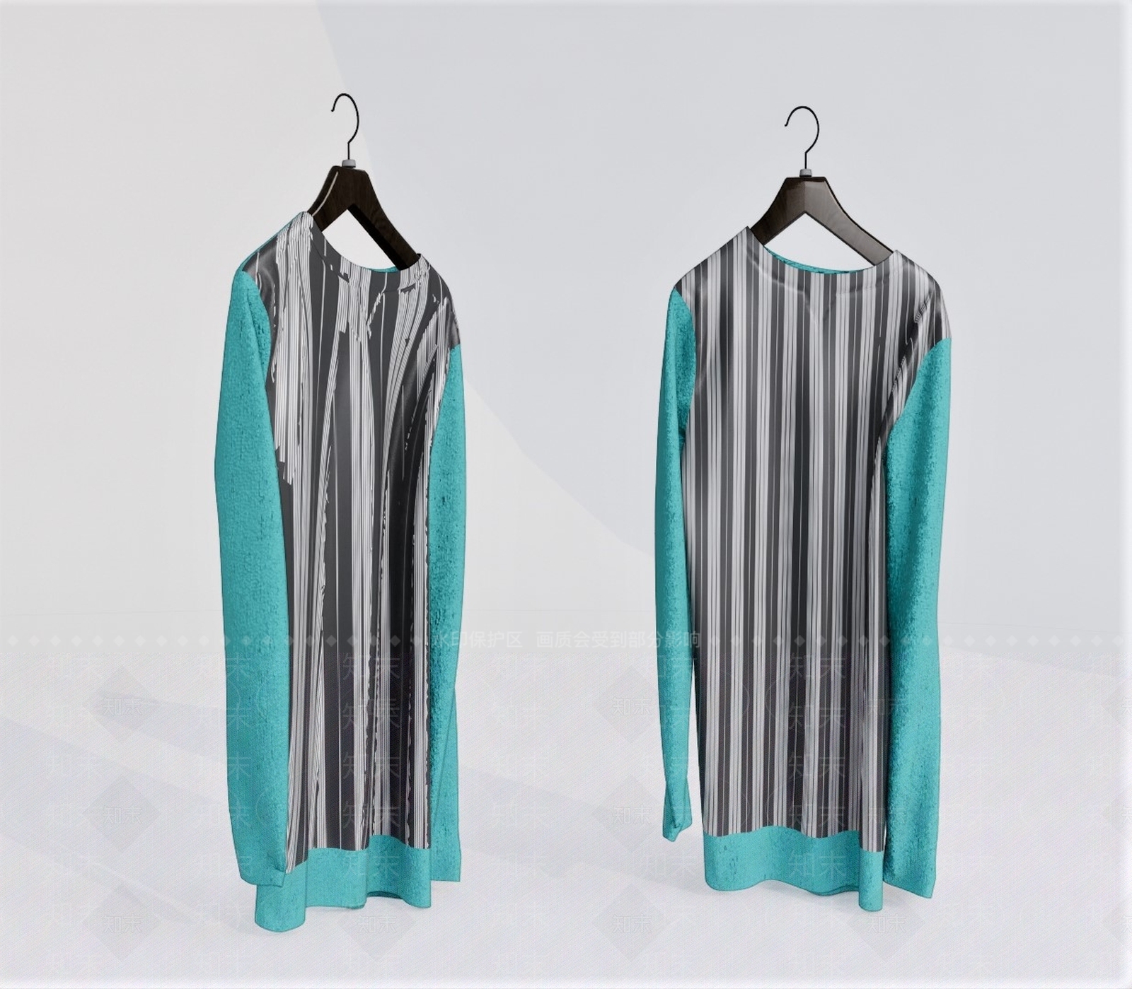 现代服装SU模型下载【ID:996339729】