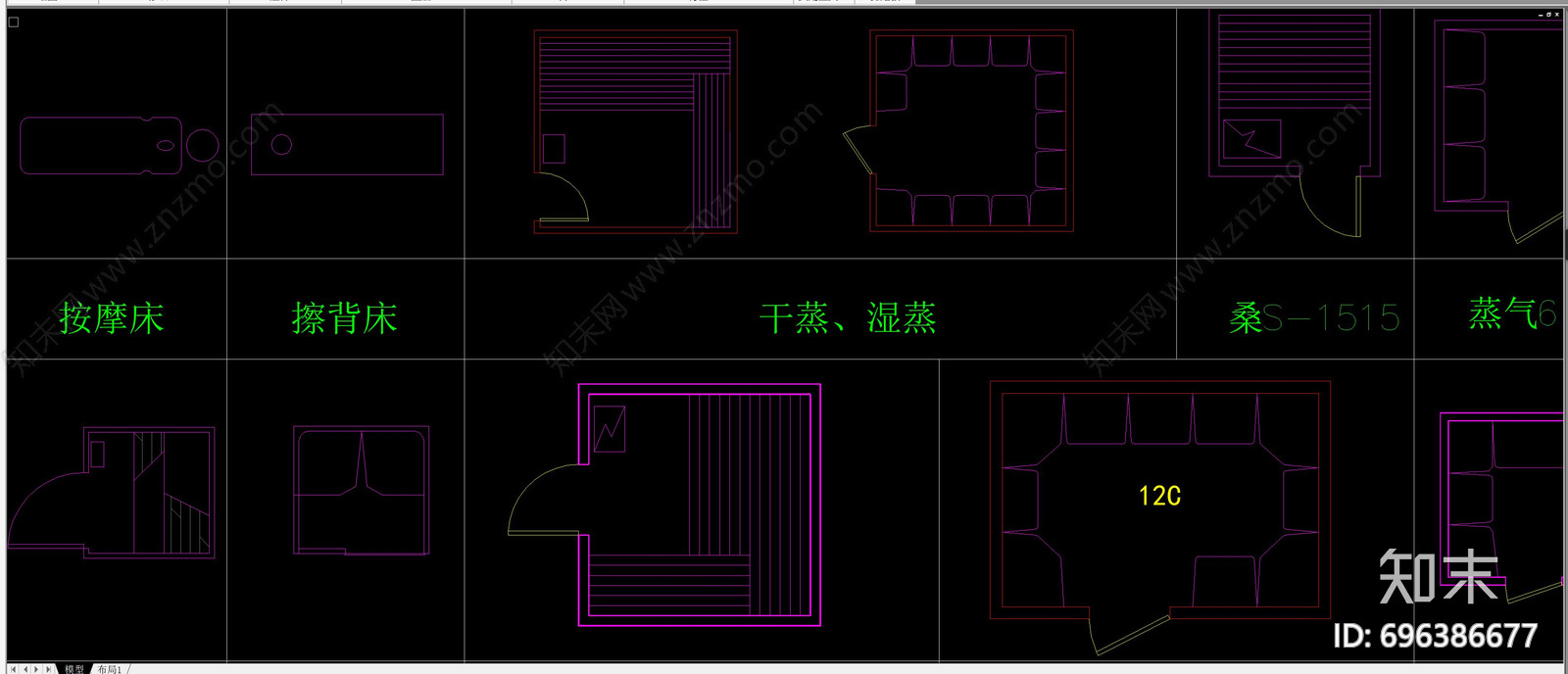 床cad施工图下载【ID:696386677】