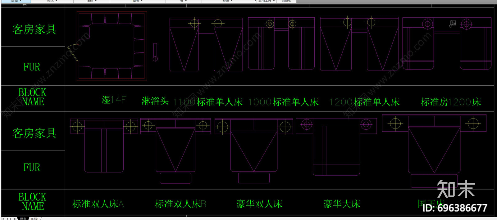 床cad施工图下载【ID:696386677】