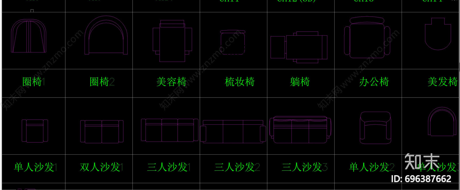 酒店平开门施工图下载【ID:696387662】