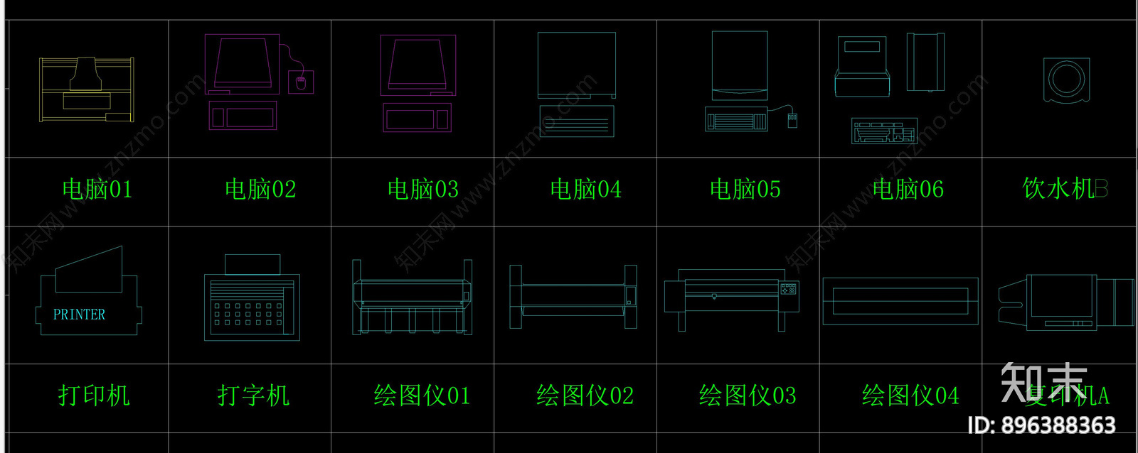 酒店电器设备施工图下载【ID:896388363】