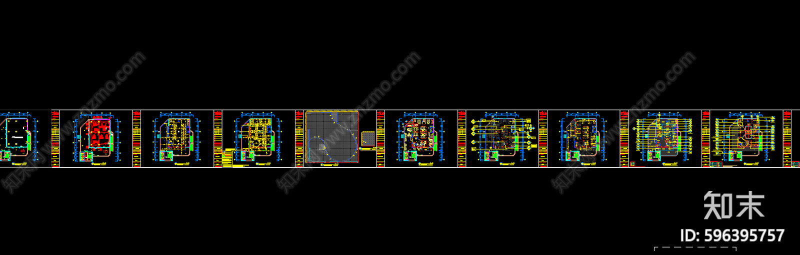 SAP店cad施工图下载【ID:596395757】