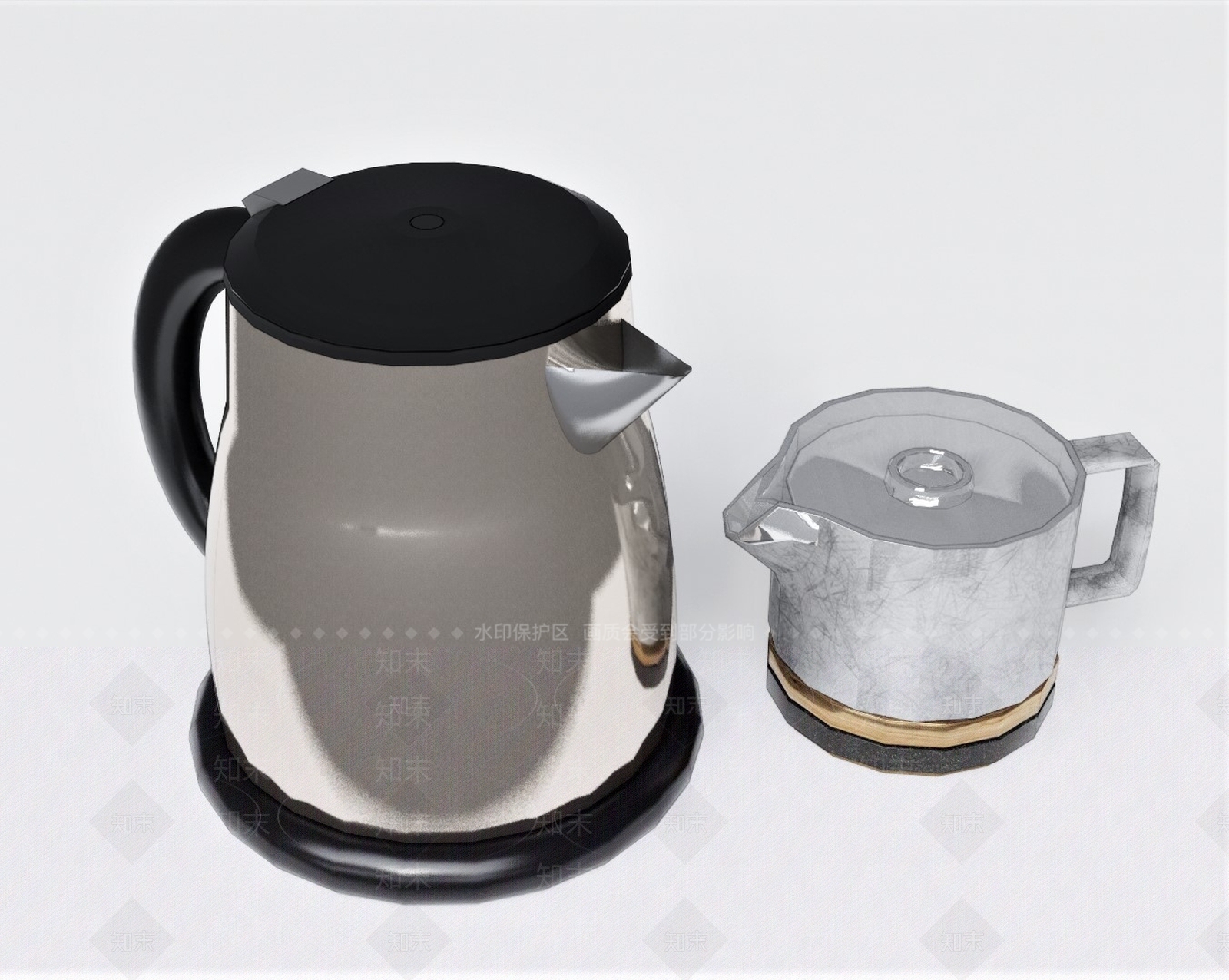 现代热水壶SU模型下载【ID:796408241】