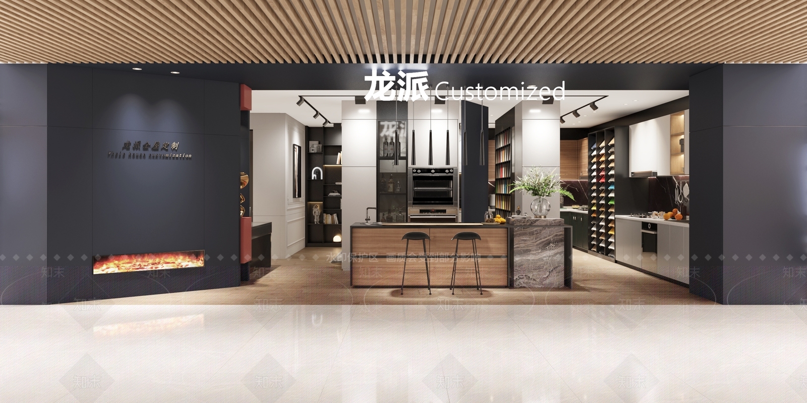现代客餐厅3D模型下载【ID:1221874774】