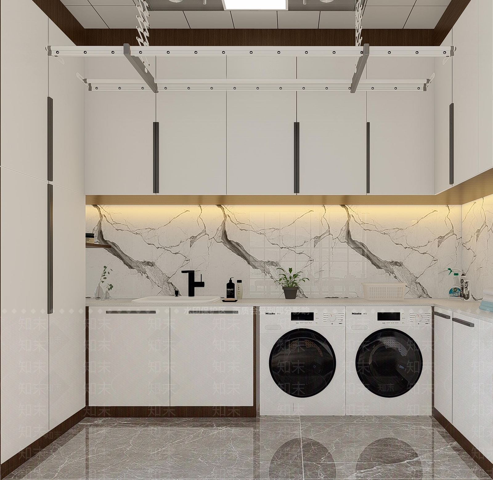 新中式家居茶室SU模型下载【ID:496511983】