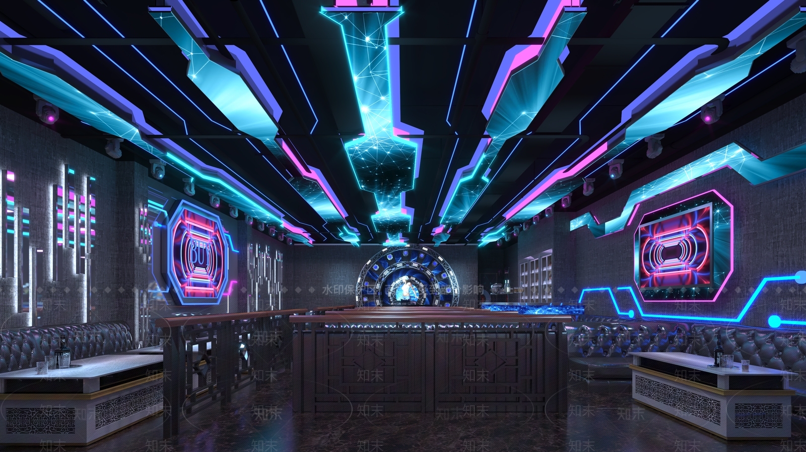 现代酒吧3D模型下载【ID:496515480】