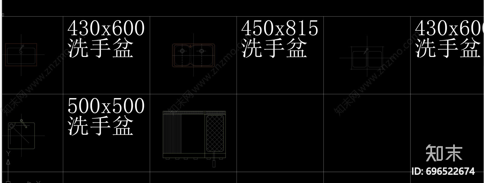 各类厨卫设施施工图下载【ID:696522674】