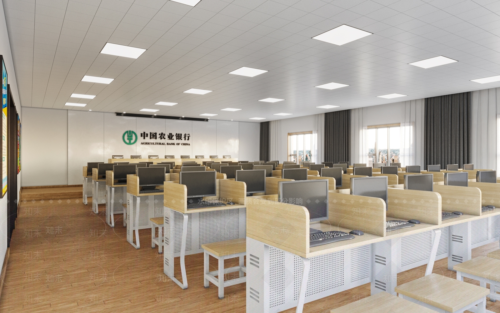 现代教室3D模型下载【ID:596527890】
