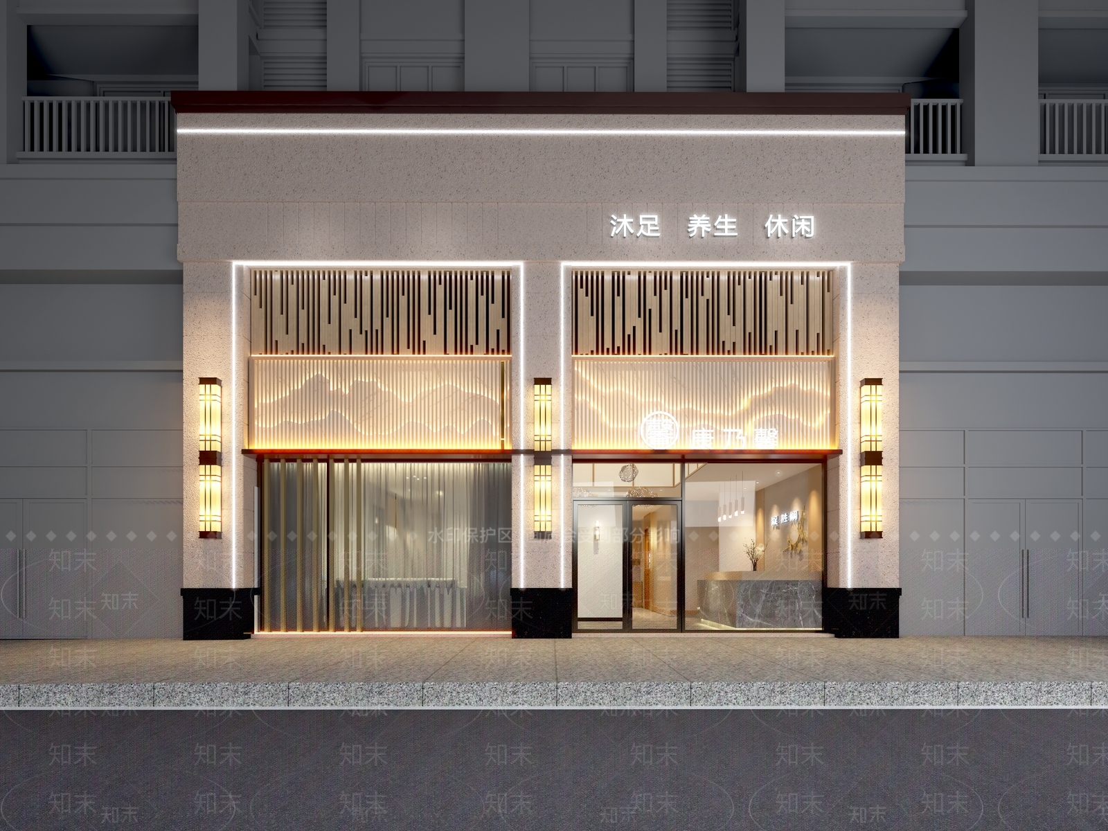 门头3D模型精品下载_3dmax模型_知末网
