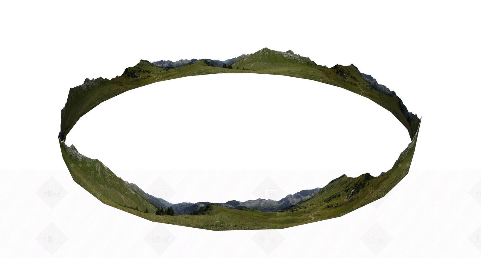 现代树木SU模型下载【ID:196674698】