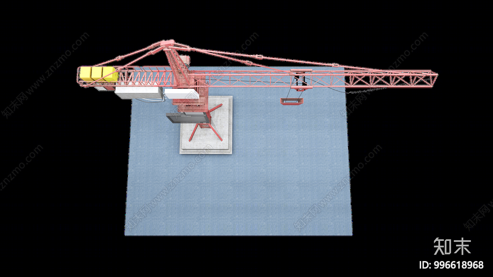 现代吊塔3D模型下载【ID:996618968】