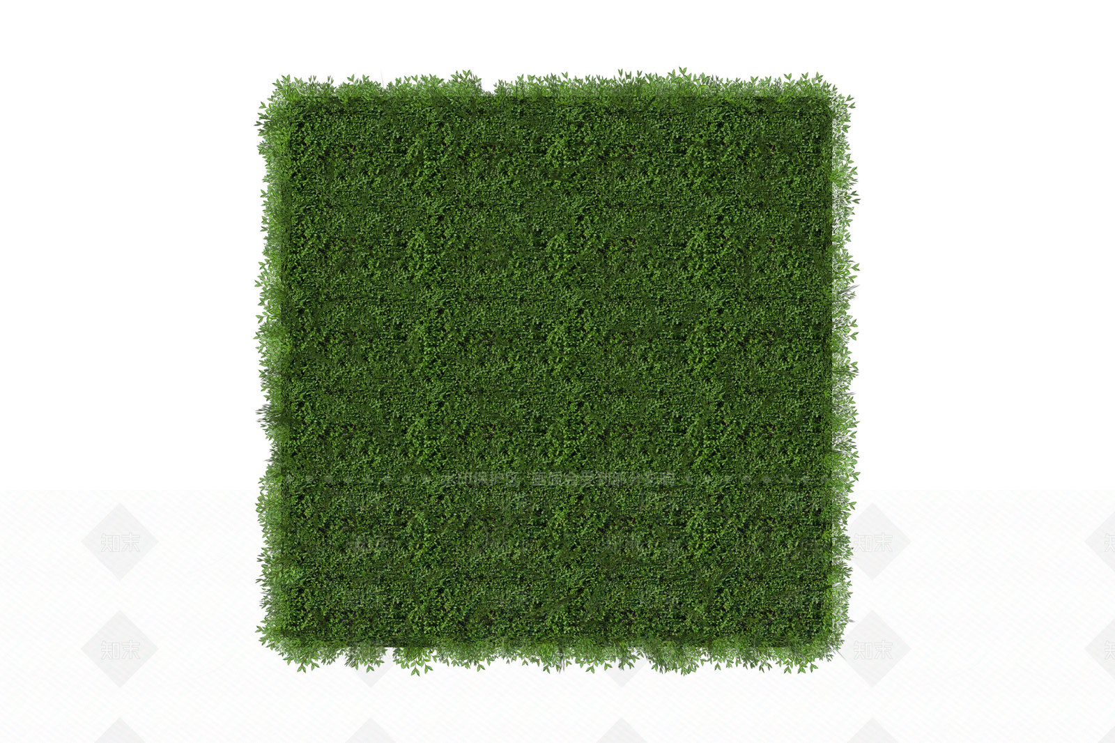 现代绿植墙SU模型下载【ID:296632247】