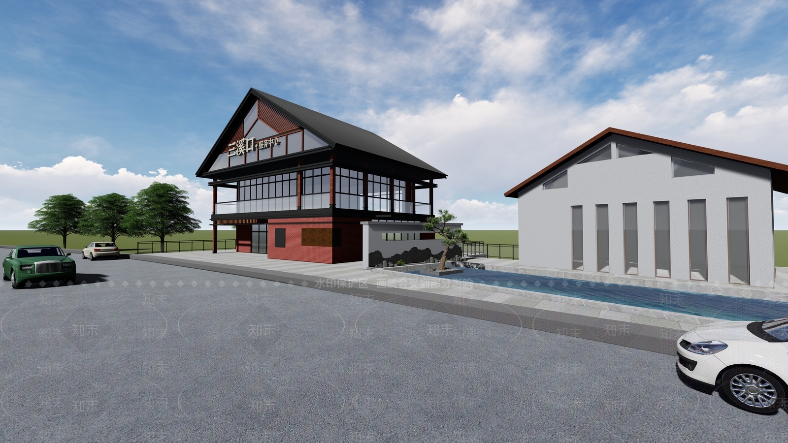 现代其他公建SU模型下载【ID:1100244332】