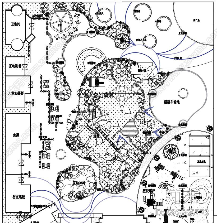 植物游乐园方案施工图施工图下载【ID:696666773】