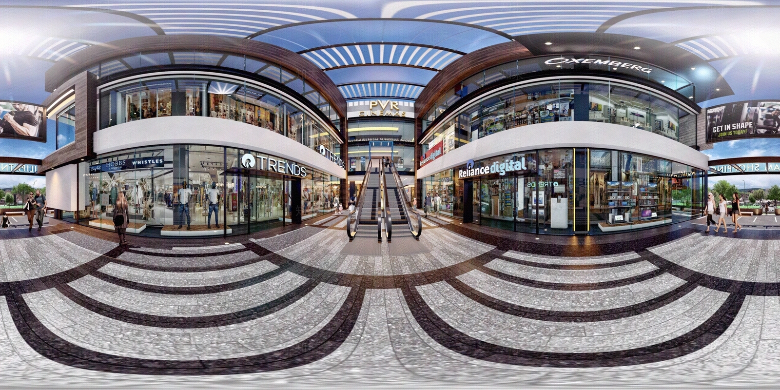 HDR商业室内全景贴图下载【ID:696692651】