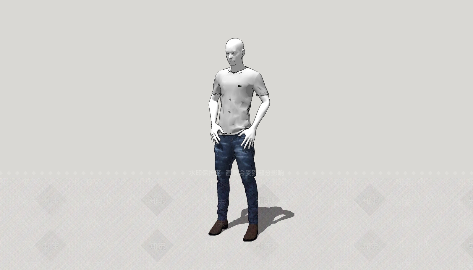 现代模特SU模型下载【ID:796697081】