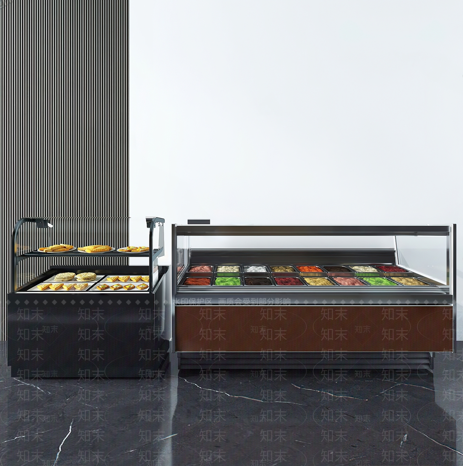 现代保鲜柜3D模型下载【ID:196699656】