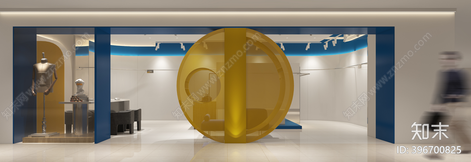 男装形象店cad施工图下载【ID:396700825】