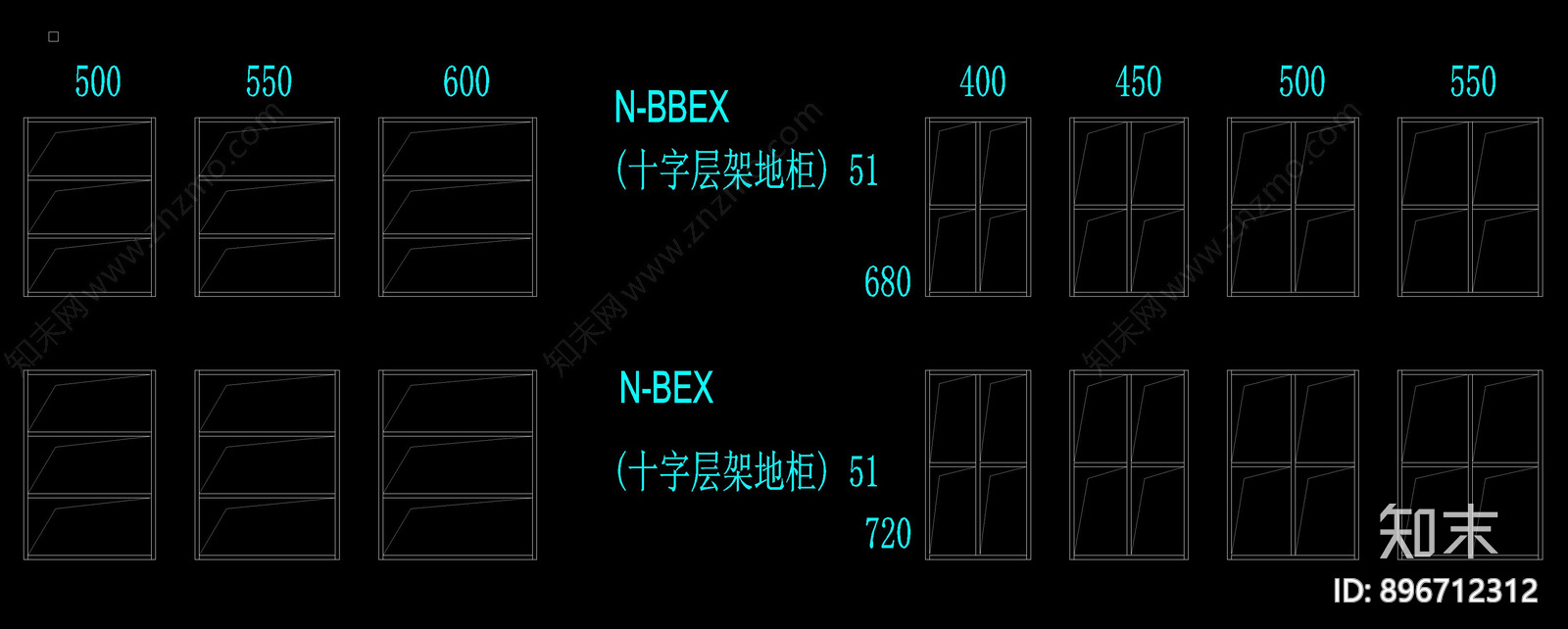 橱柜cad施工图下载【ID:896712312】