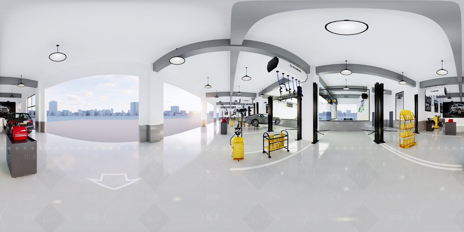 现代汽车4S店SU模型下载【ID:896713511】