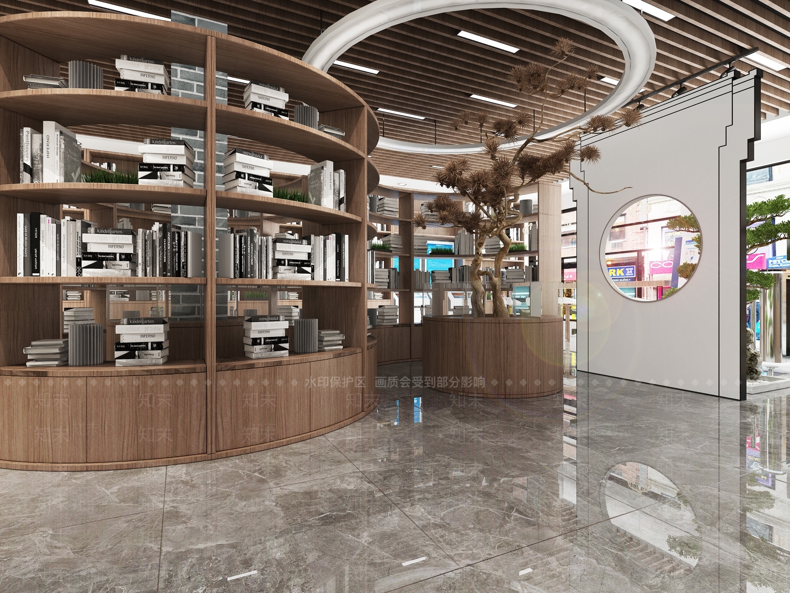 新中式书店3D模型下载【ID:796752979】