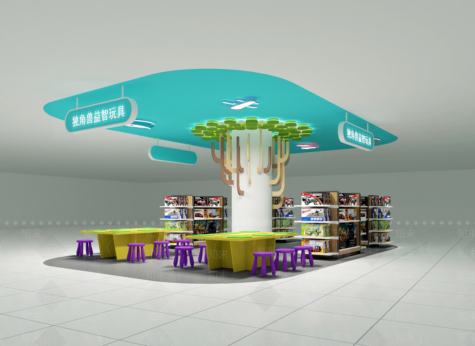 现代儿童益智玩具店3D模型下载【ID:796861086】