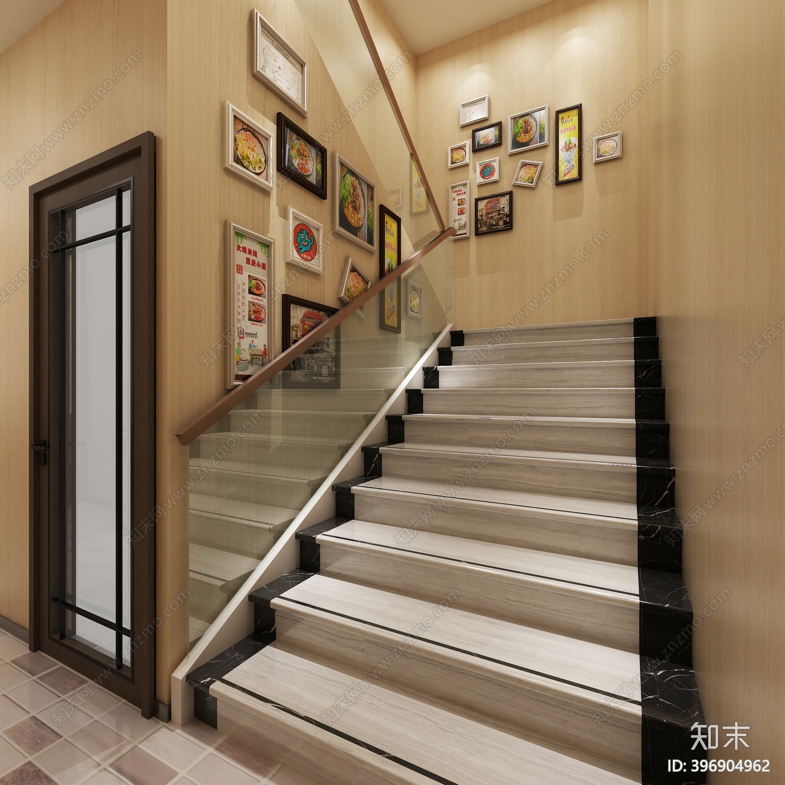 现代快餐厅3D模型下载【ID:396904962】