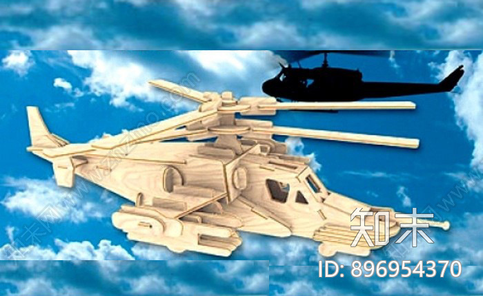 直升机拼插玩具施工图下载【ID:896954370】