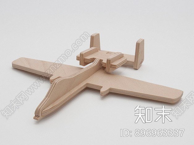 飞机拼插玩具模型施工图下载【ID:896963337】