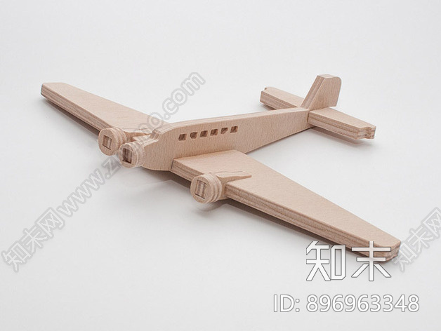 玩具飞机拼插模型施工图下载【ID:896963348】