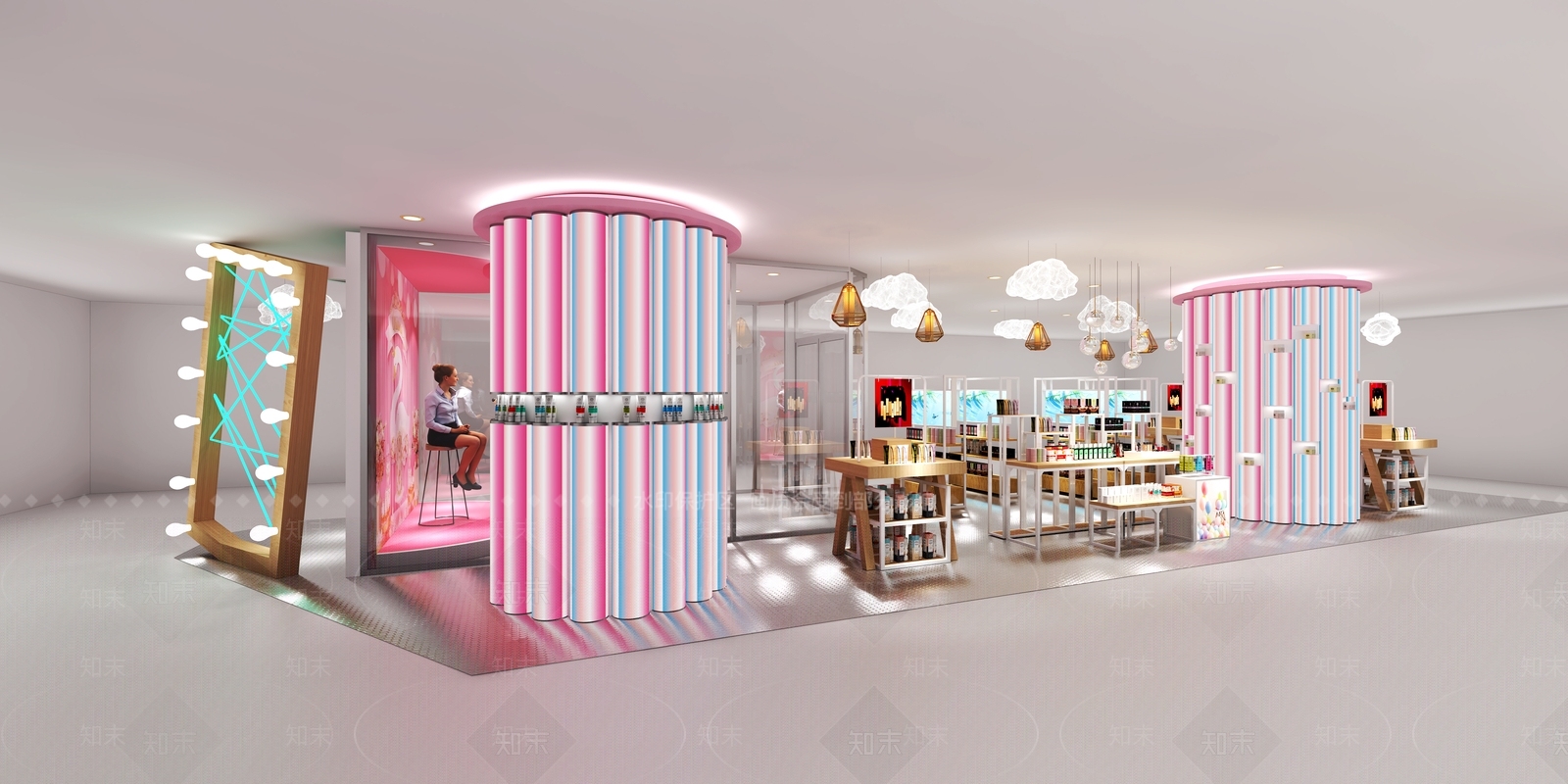 现代商场展区3D模型下载【ID:296969947】