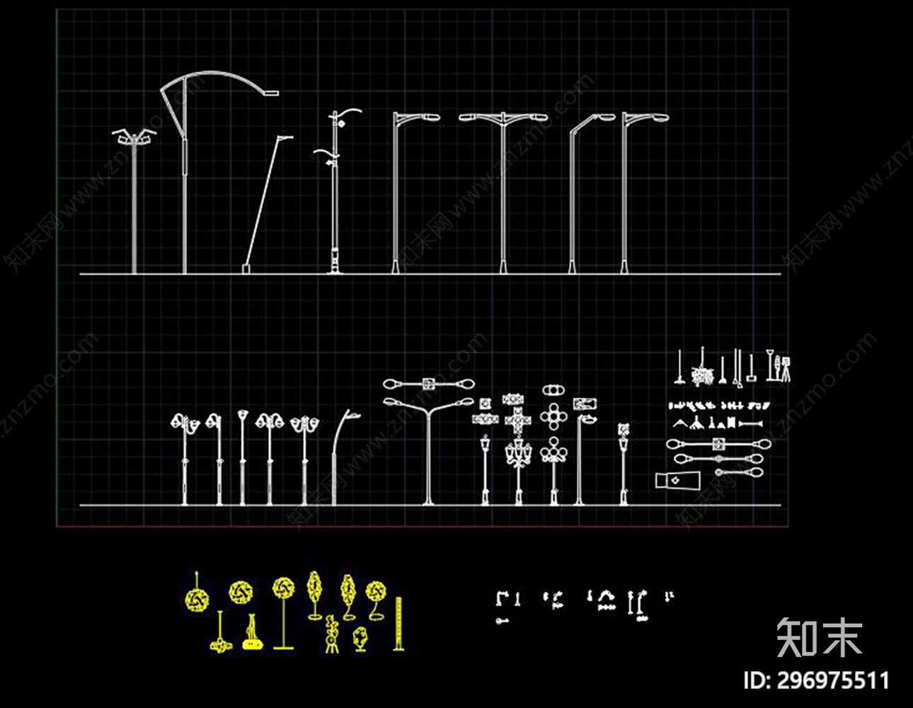 路灯施工图下载【ID:296975511】