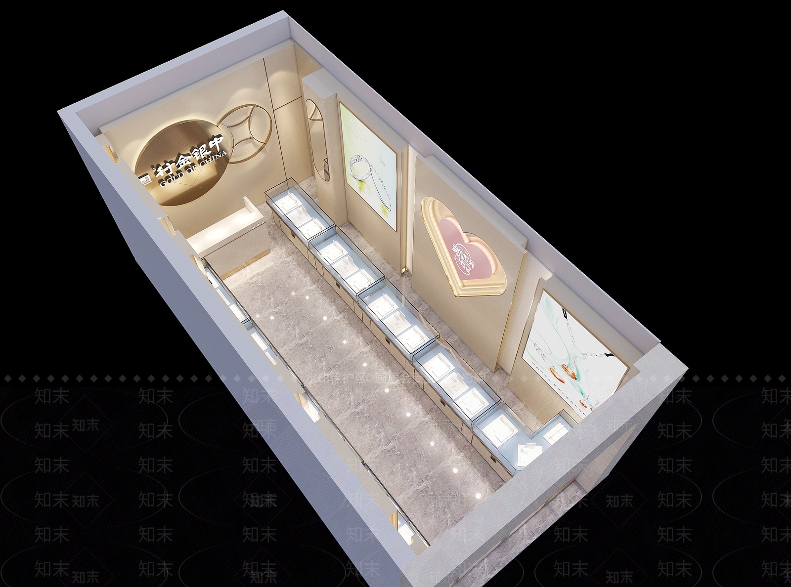现代珠宝店3D模型下载【ID:597008853】